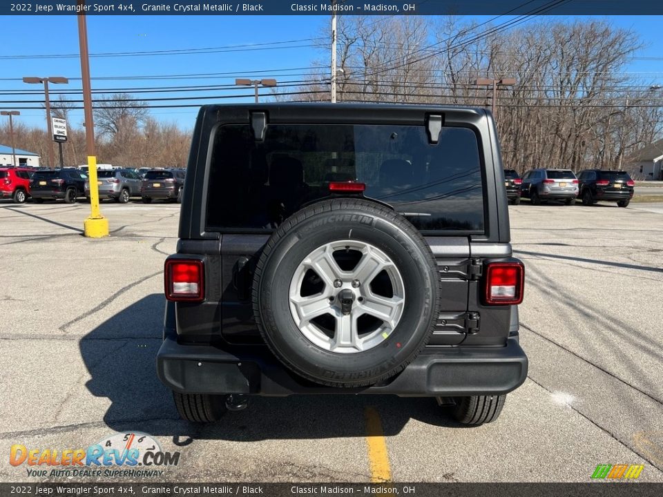 2022 Jeep Wrangler Sport 4x4 Granite Crystal Metallic / Black Photo #11