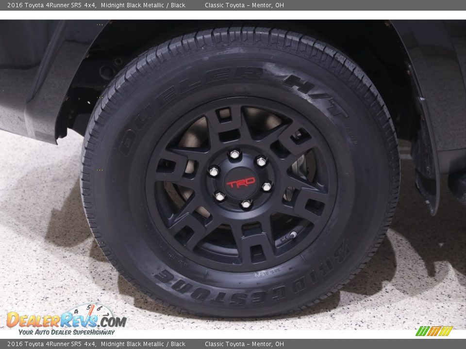 2016 Toyota 4Runner SR5 4x4 Midnight Black Metallic / Black Photo #21