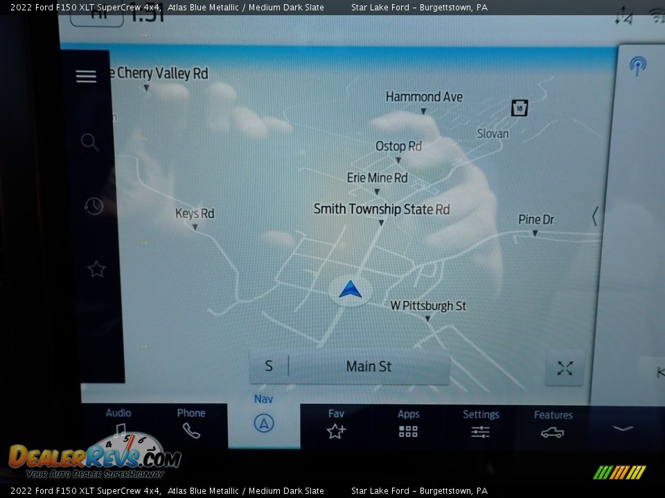 2022 Ford F150 XLT SuperCrew 4x4 Atlas Blue Metallic / Medium Dark Slate Photo #18
