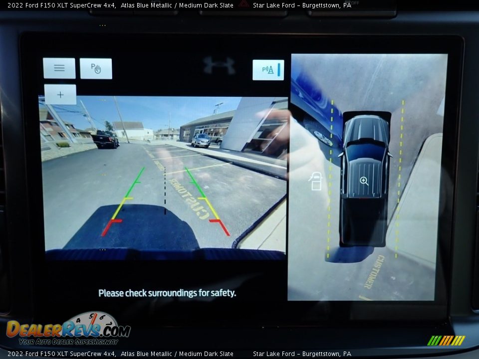 2022 Ford F150 XLT SuperCrew 4x4 Atlas Blue Metallic / Medium Dark Slate Photo #19