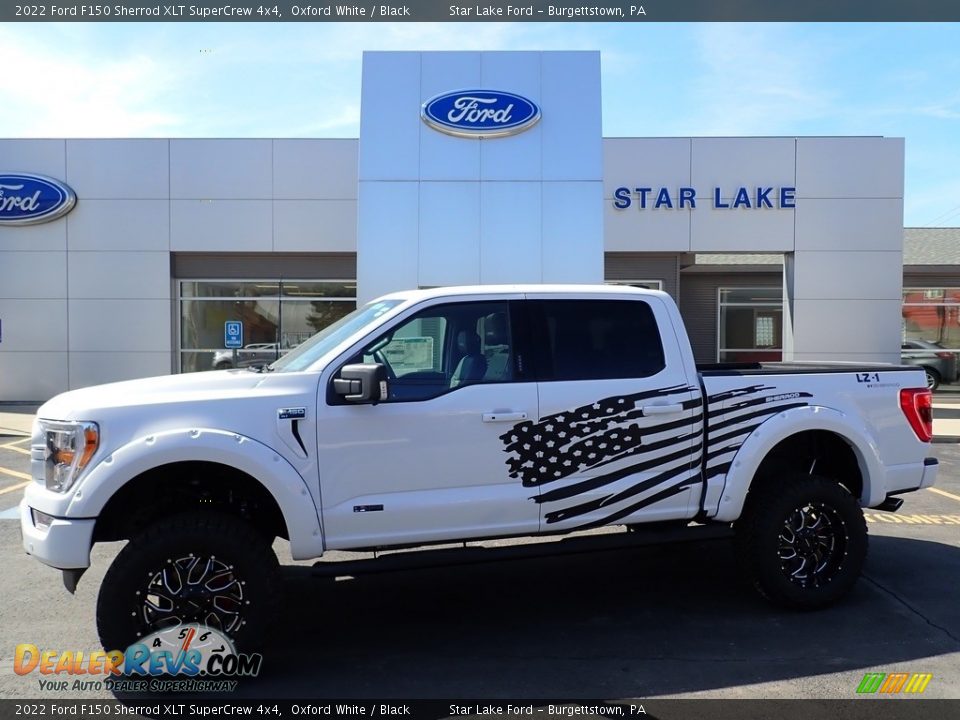 2022 Ford F150 Sherrod XLT SuperCrew 4x4 Oxford White / Black Photo #1