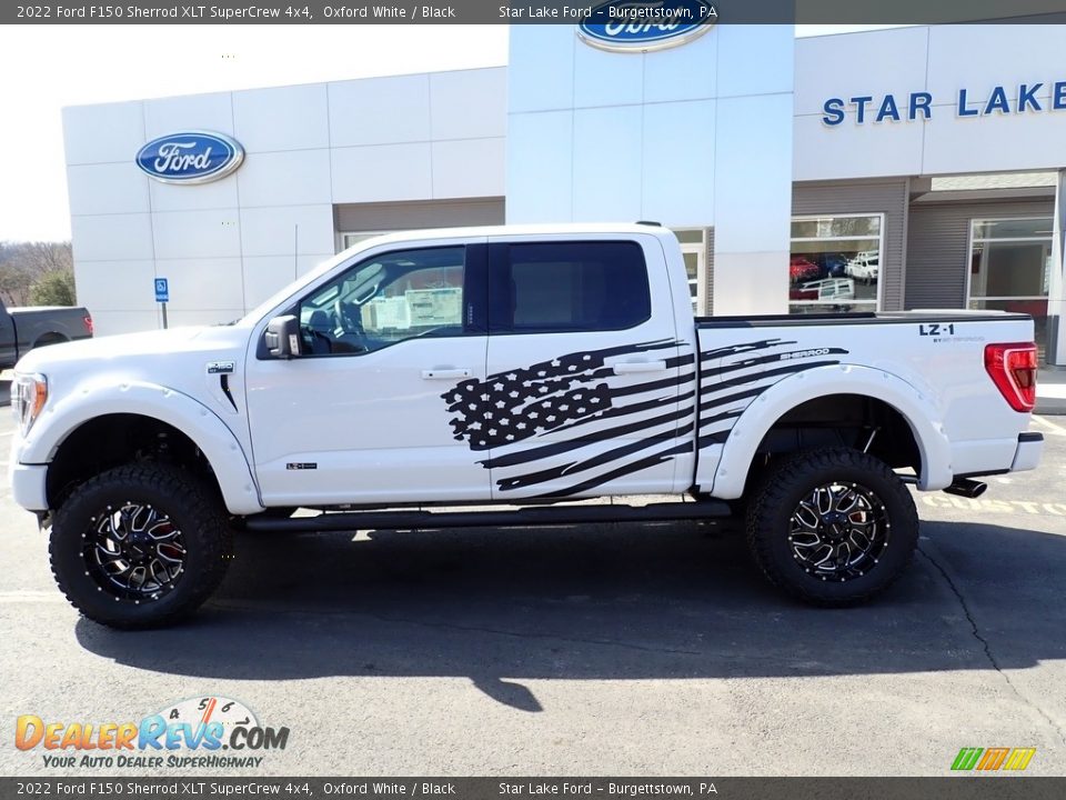 2022 Ford F150 Sherrod XLT SuperCrew 4x4 Oxford White / Black Photo #2