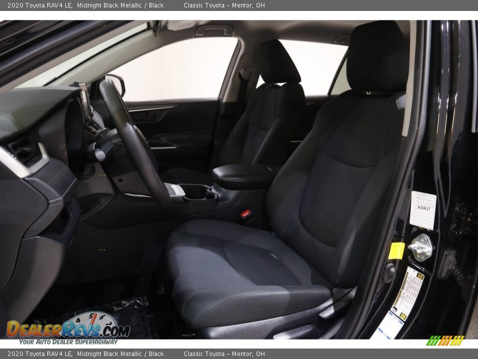 2020 Toyota RAV4 LE Midnight Black Metallic / Black Photo #5