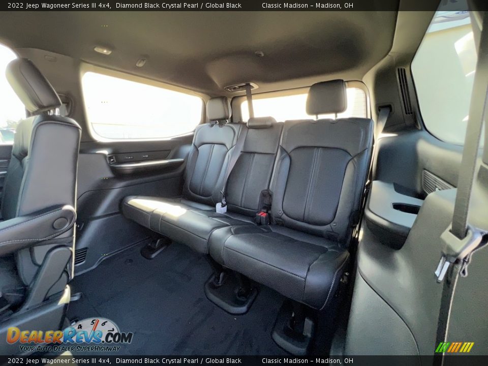 2022 Jeep Wagoneer Series III 4x4 Diamond Black Crystal Pearl / Global Black Photo #4
