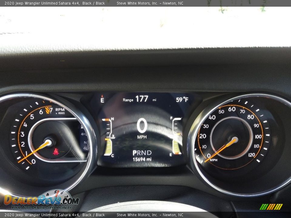 2020 Jeep Wrangler Unlimited Sahara 4x4 Gauges Photo #20