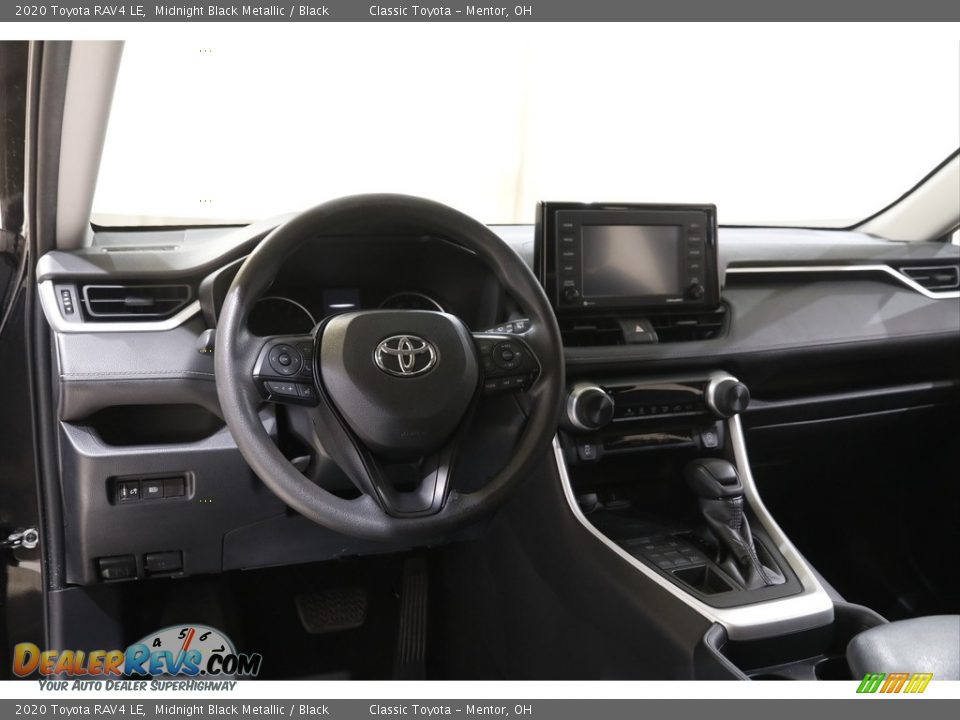 2020 Toyota RAV4 LE Midnight Black Metallic / Black Photo #6
