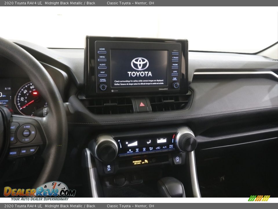 2020 Toyota RAV4 LE Midnight Black Metallic / Black Photo #9