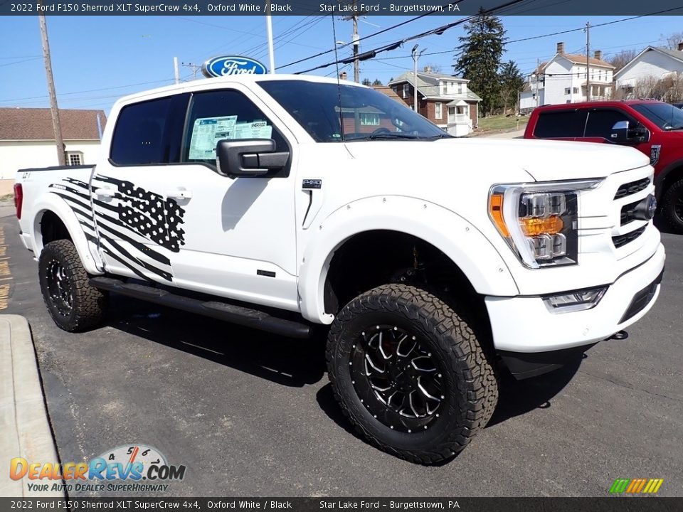 2022 Ford F150 Sherrod XLT SuperCrew 4x4 Oxford White / Black Photo #7