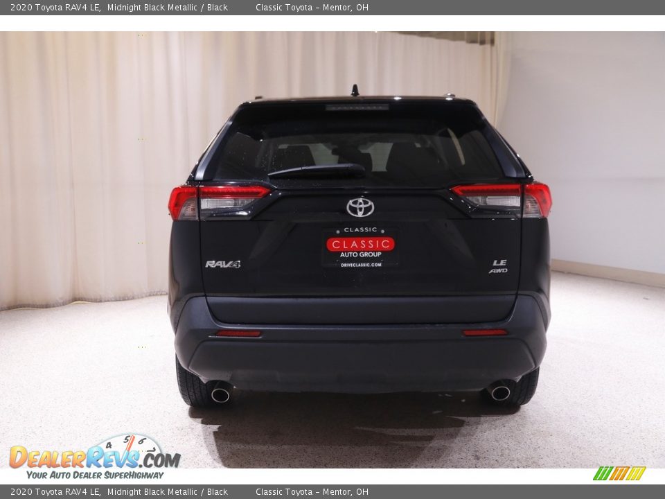 2020 Toyota RAV4 LE Midnight Black Metallic / Black Photo #17