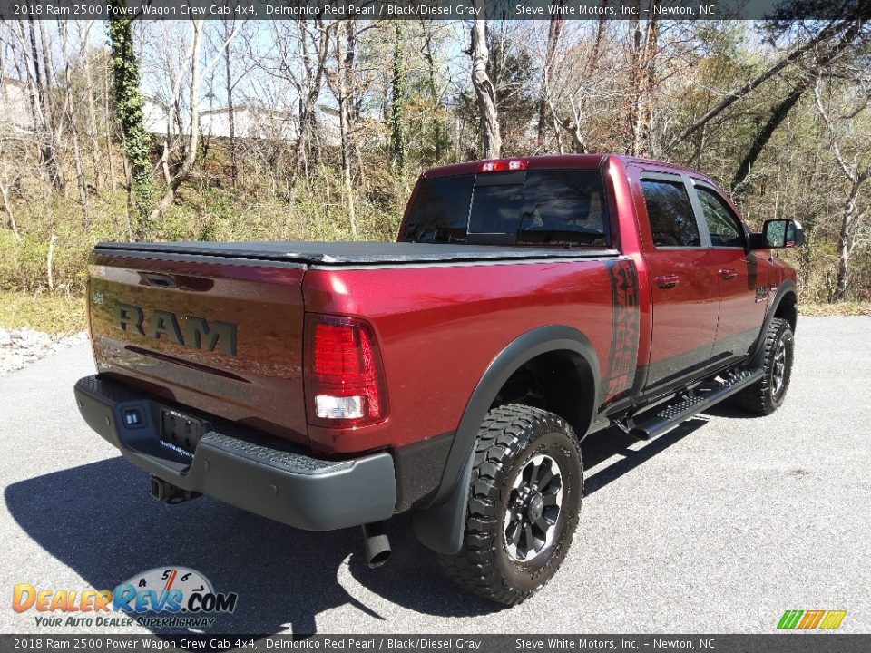 2018 Ram 2500 Power Wagon Crew Cab 4x4 Delmonico Red Pearl / Black/Diesel Gray Photo #6