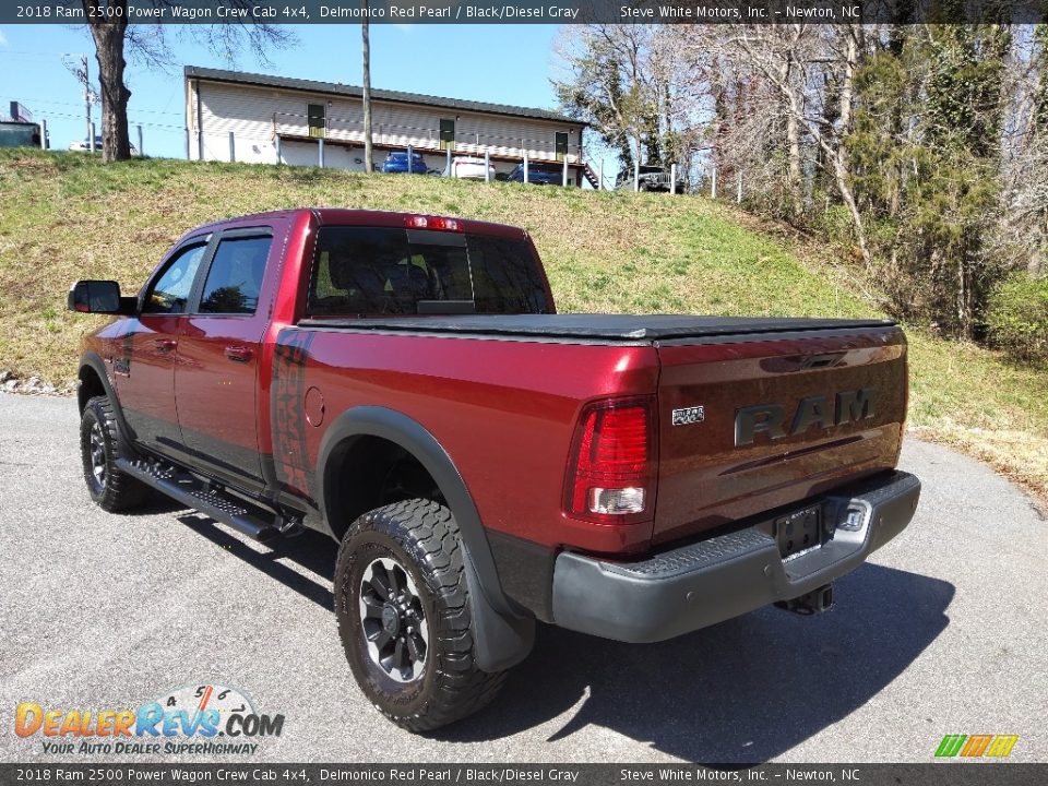 2018 Ram 2500 Power Wagon Crew Cab 4x4 Delmonico Red Pearl / Black/Diesel Gray Photo #10