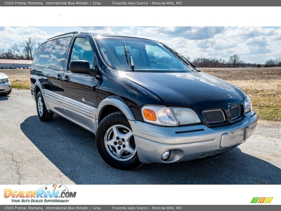 2000 Pontiac Montana International Blue Metallic / Gray Photo #1