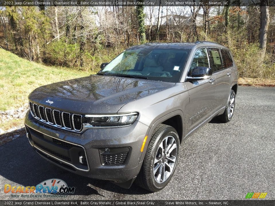 2022 Jeep Grand Cherokee L Overland 4x4 Baltic Gray Metallic / Global Black/Steel Gray Photo #2