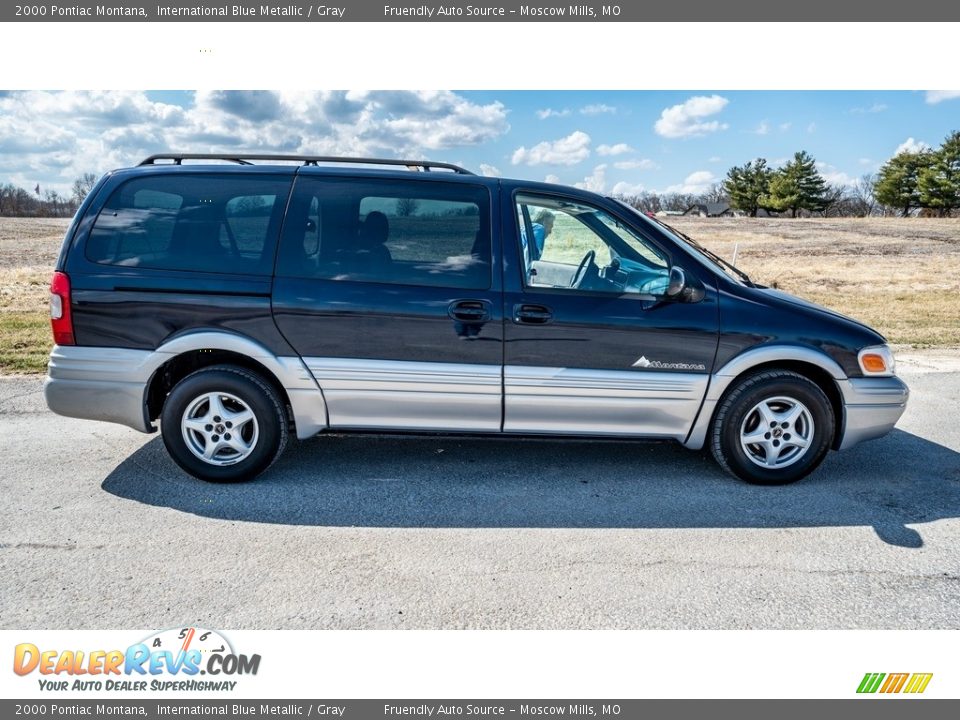 2000 Pontiac Montana International Blue Metallic / Gray Photo #3