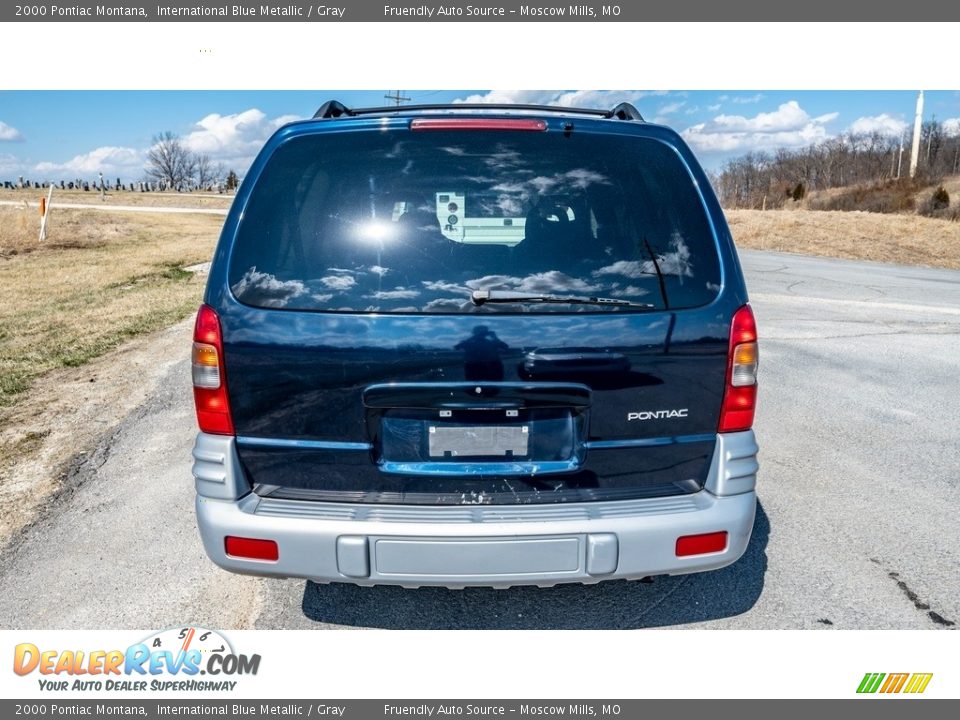 2000 Pontiac Montana International Blue Metallic / Gray Photo #5