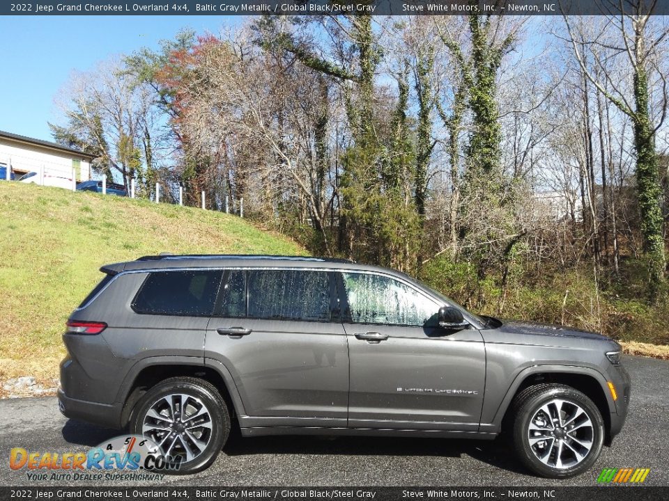 2022 Jeep Grand Cherokee L Overland 4x4 Baltic Gray Metallic / Global Black/Steel Gray Photo #5