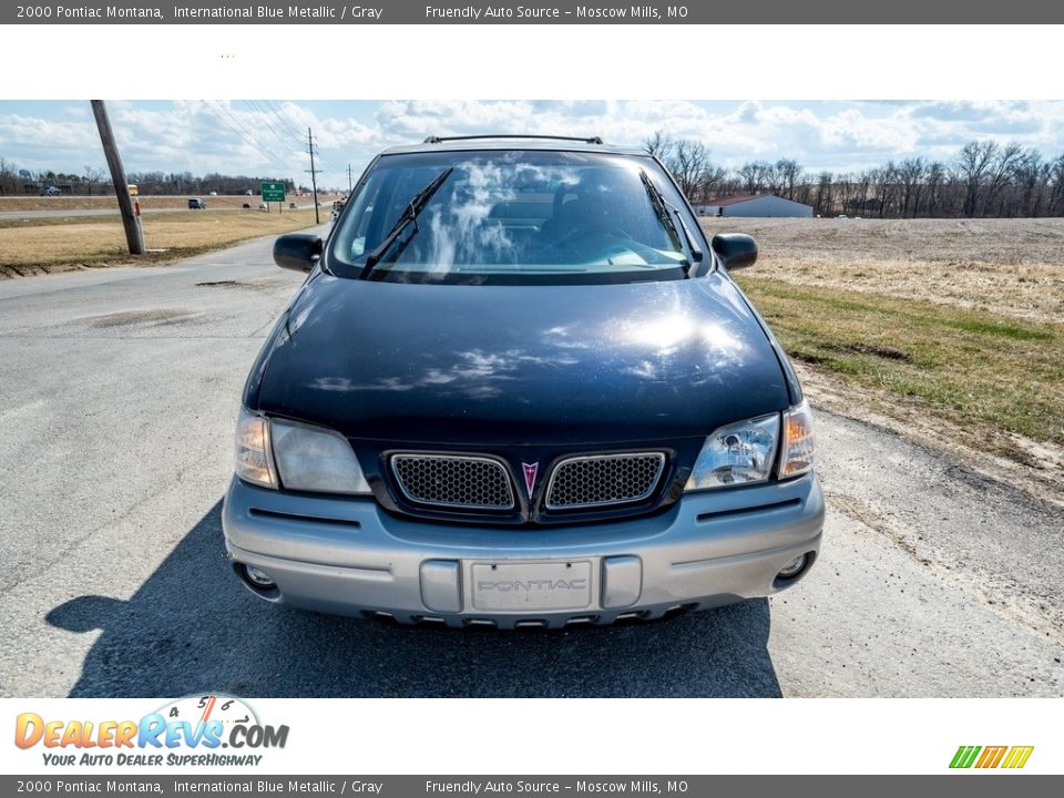 2000 Pontiac Montana International Blue Metallic / Gray Photo #9