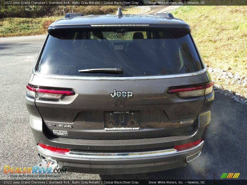 2022 Jeep Grand Cherokee L Overland 4x4 Baltic Gray Metallic / Global Black/Steel Gray Photo #7