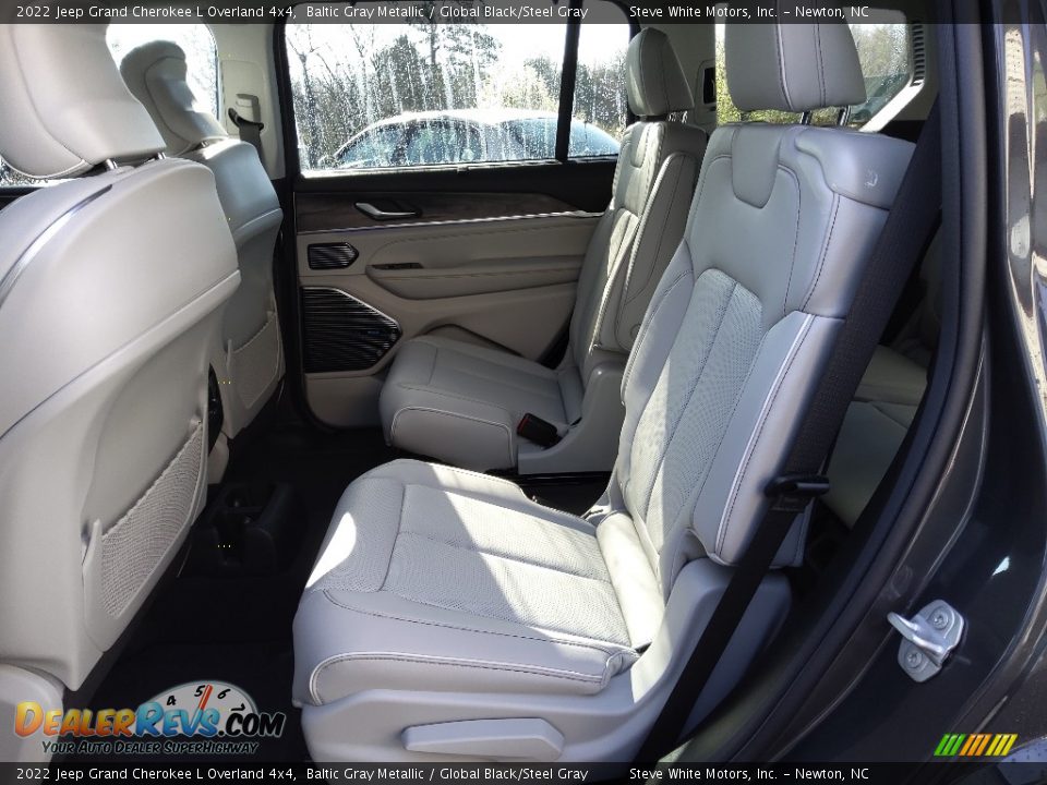 Rear Seat of 2022 Jeep Grand Cherokee L Overland 4x4 Photo #14