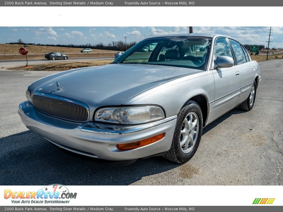 2000 Buick Park Avenue Sterling Silver Metallic / Medium Gray Photo #8