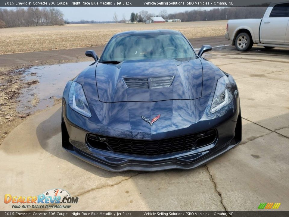 2016 Chevrolet Corvette Z06 Coupe Night Race Blue Metallic / Jet Black Photo #6