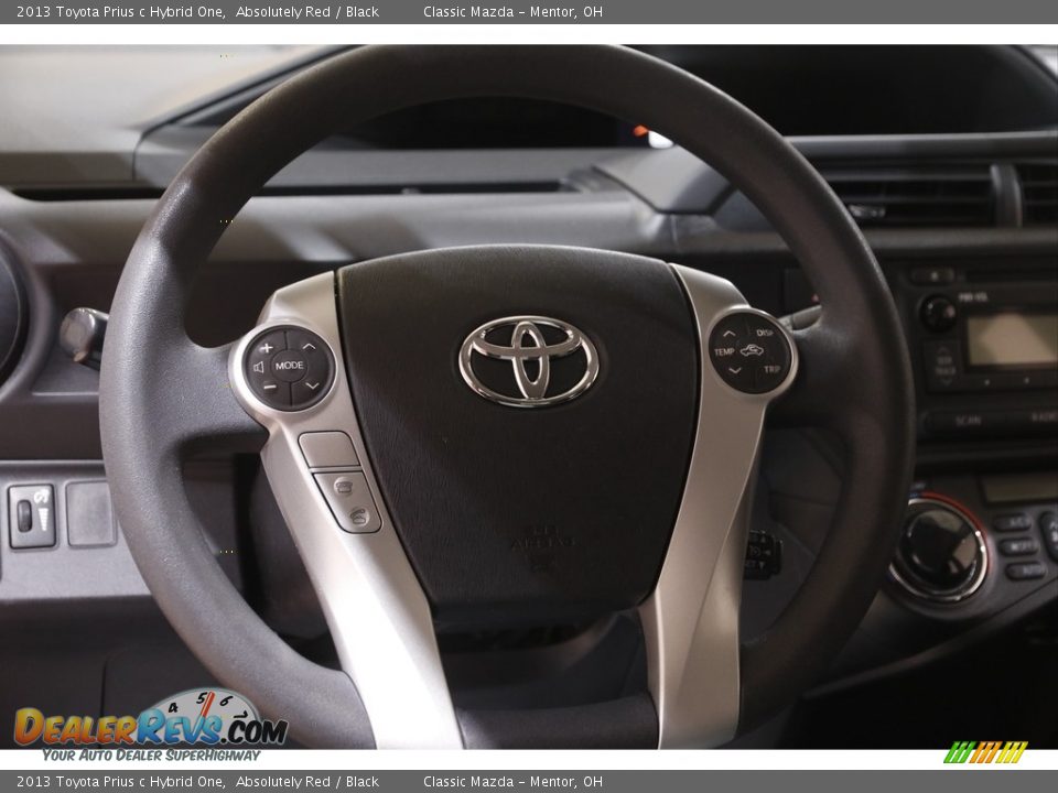 2013 Toyota Prius c Hybrid One Steering Wheel Photo #7