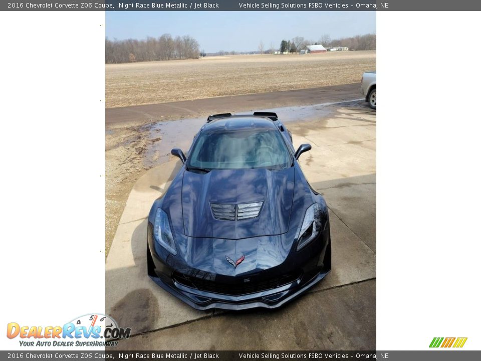 2016 Chevrolet Corvette Z06 Coupe Night Race Blue Metallic / Jet Black Photo #7