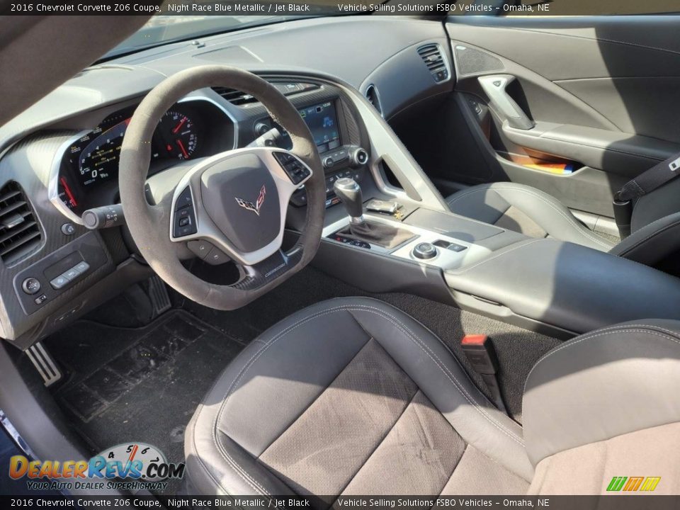 Jet Black Interior - 2016 Chevrolet Corvette Z06 Coupe Photo #9