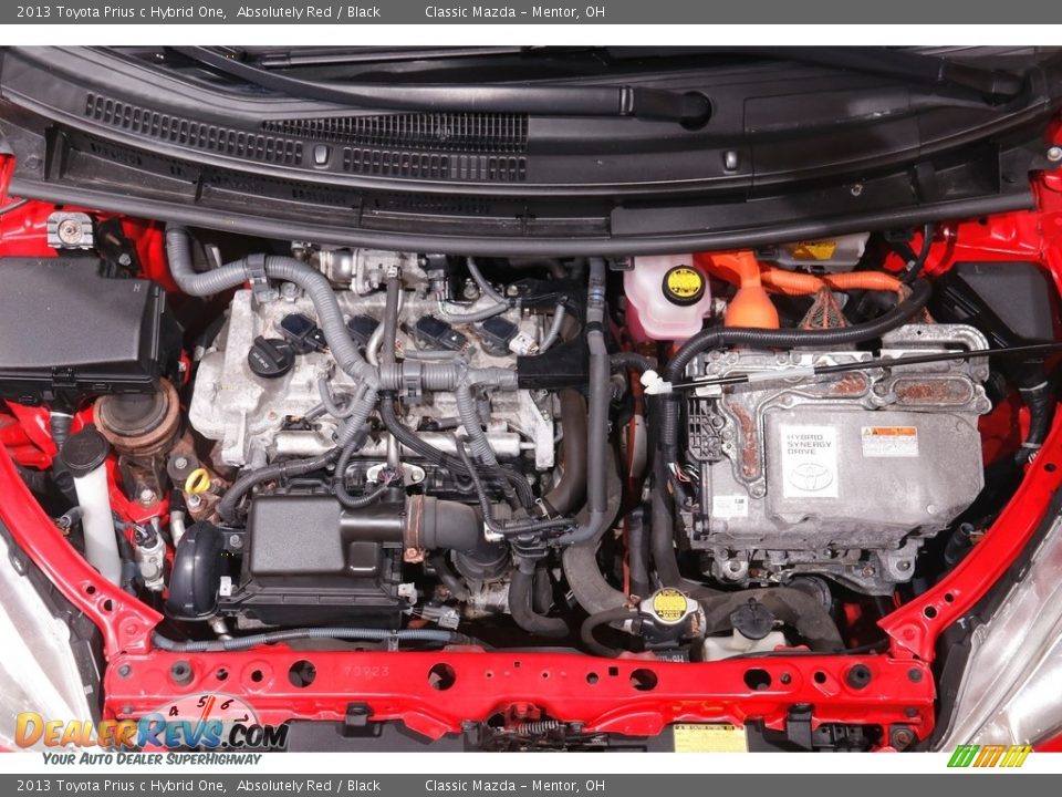 2013 Toyota Prius c Hybrid One 1.5 Liter DOHC 16-Valve VVT-i 4 Cylinder Gasoline/Electric Hybrid Engine Photo #17