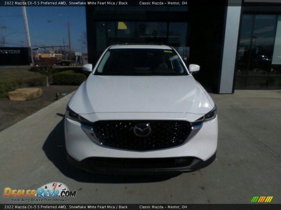 2022 Mazda CX-5 S Preferred AWD Snowflake White Pearl Mica / Black Photo #2