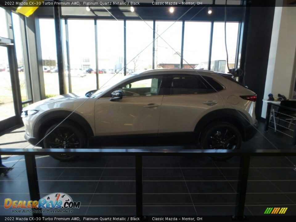 2022 Mazda CX-30 Turbo Premium AWD Platinum Quartz Metallic / Black Photo #6