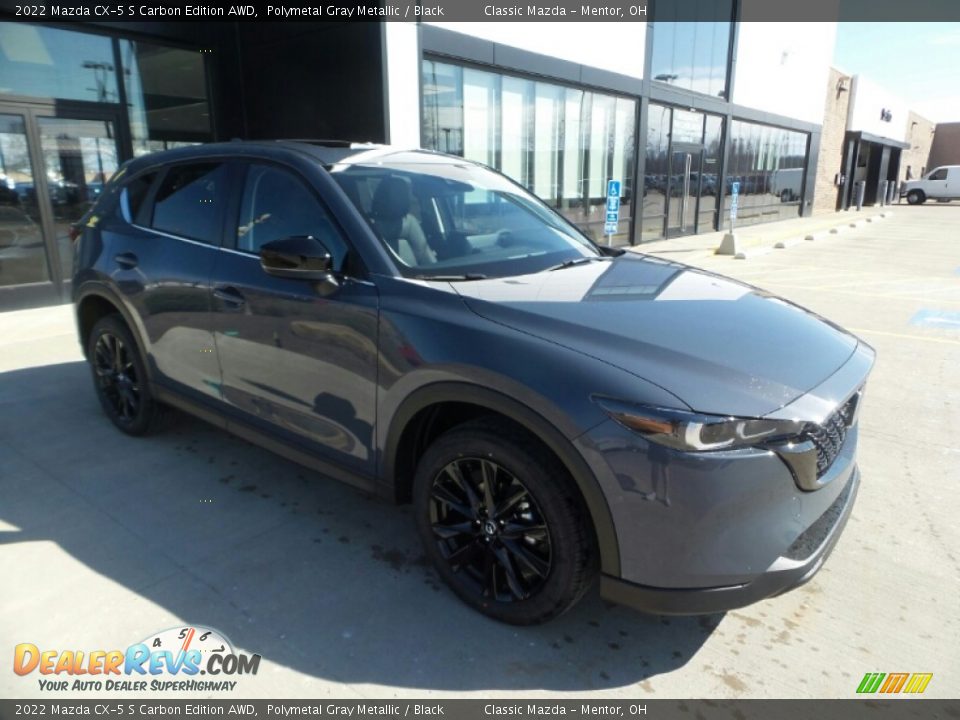 2022 Mazda CX-5 S Carbon Edition AWD Polymetal Gray Metallic / Black Photo #1