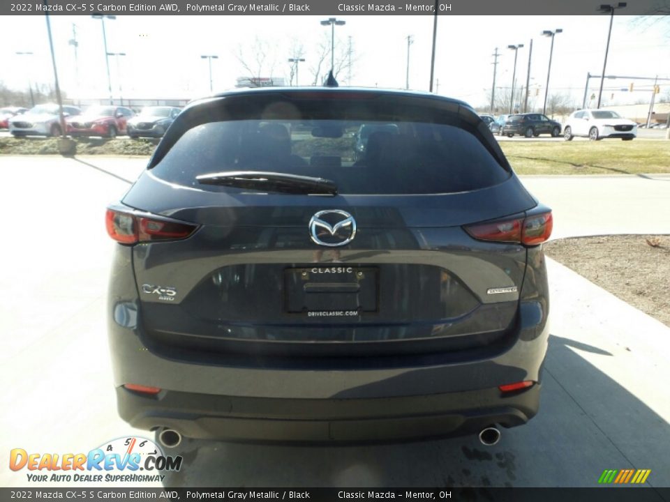 2022 Mazda CX-5 S Carbon Edition AWD Polymetal Gray Metallic / Black Photo #5
