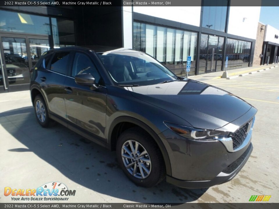 2022 Mazda CX-5 S Select AWD Machine Gray Metallic / Black Photo #1