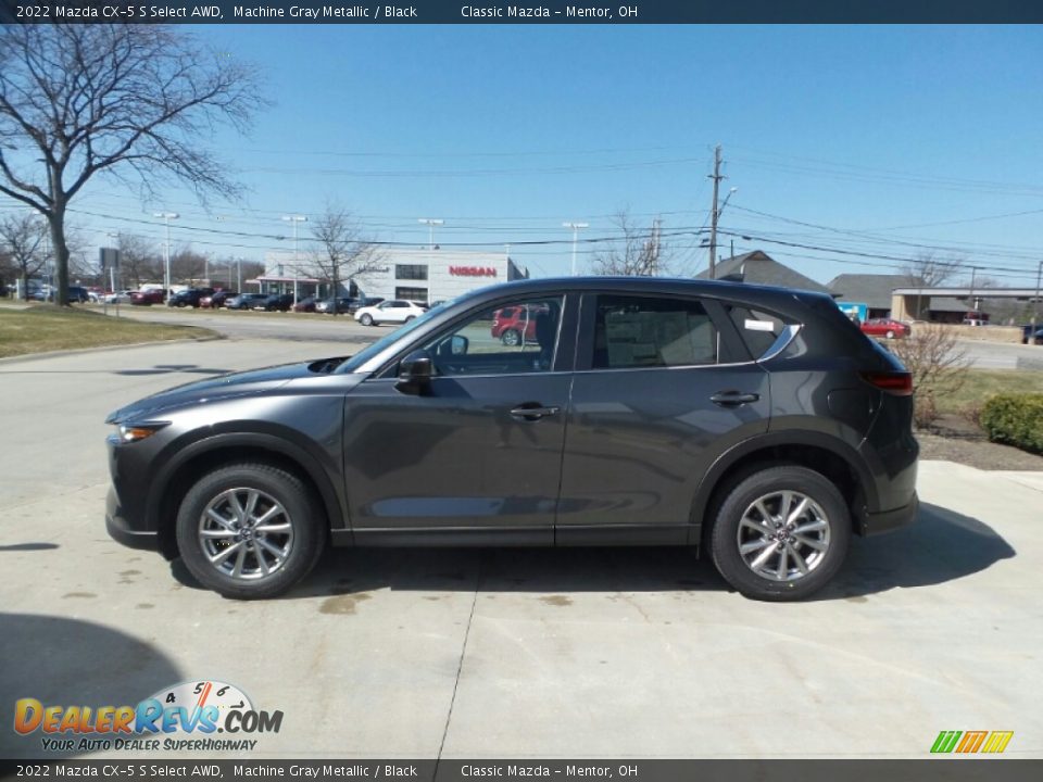 2022 Mazda CX-5 S Select AWD Machine Gray Metallic / Black Photo #6