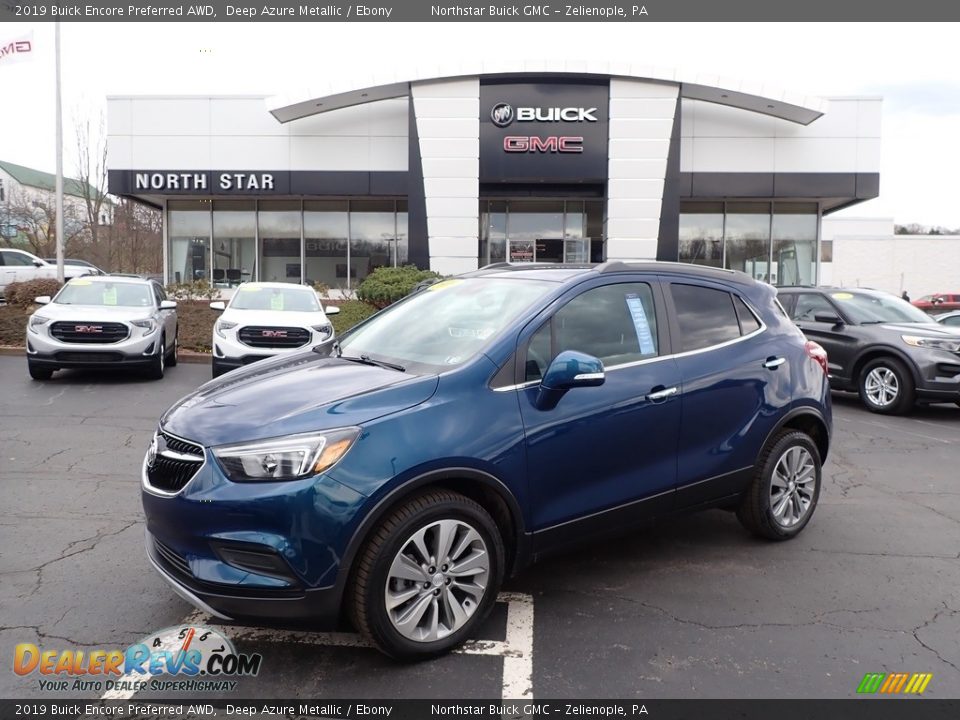 2019 Buick Encore Preferred AWD Deep Azure Metallic / Ebony Photo #1