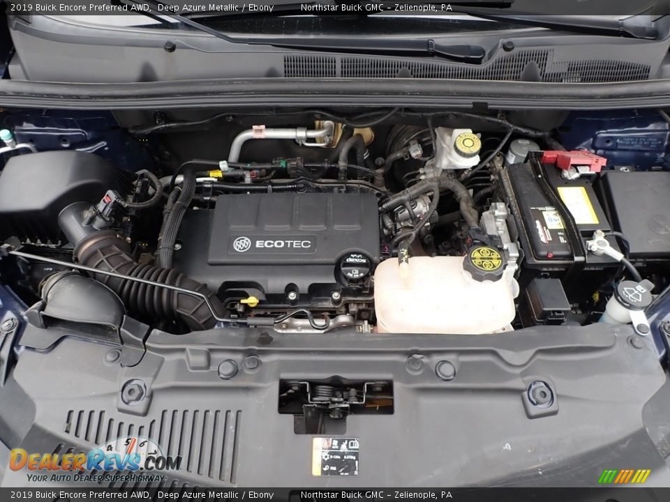 2019 Buick Encore Preferred AWD Deep Azure Metallic / Ebony Photo #2