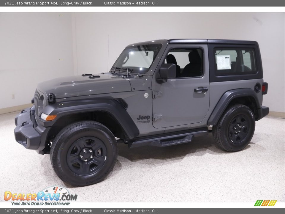 2021 Jeep Wrangler Sport 4x4 Sting-Gray / Black Photo #3