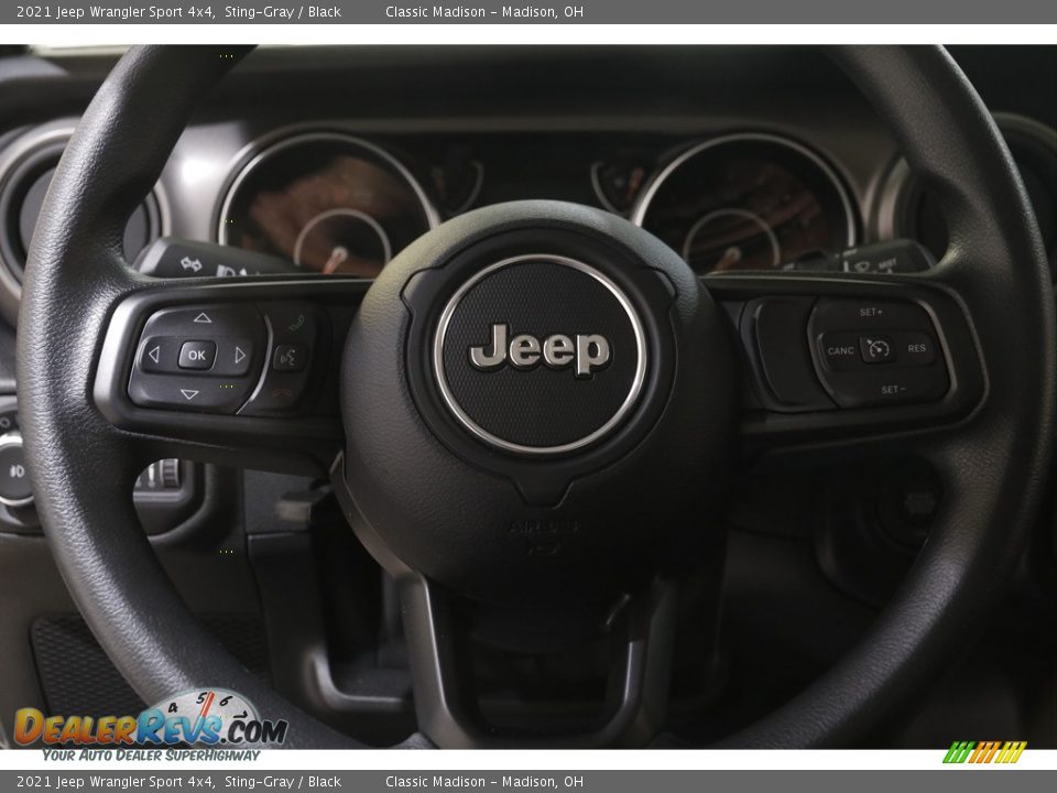 2021 Jeep Wrangler Sport 4x4 Sting-Gray / Black Photo #7