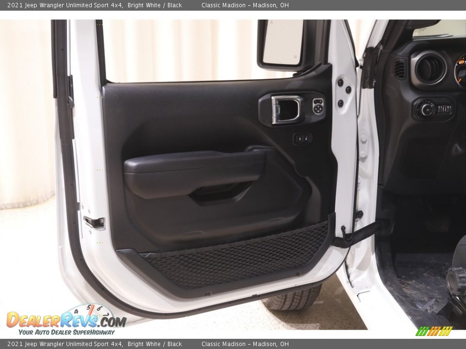 2021 Jeep Wrangler Unlimited Sport 4x4 Bright White / Black Photo #4