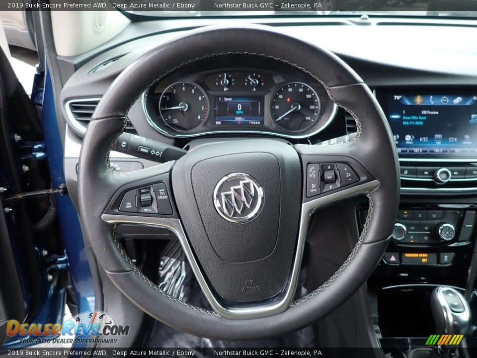 2019 Buick Encore Preferred AWD Deep Azure Metallic / Ebony Photo #21