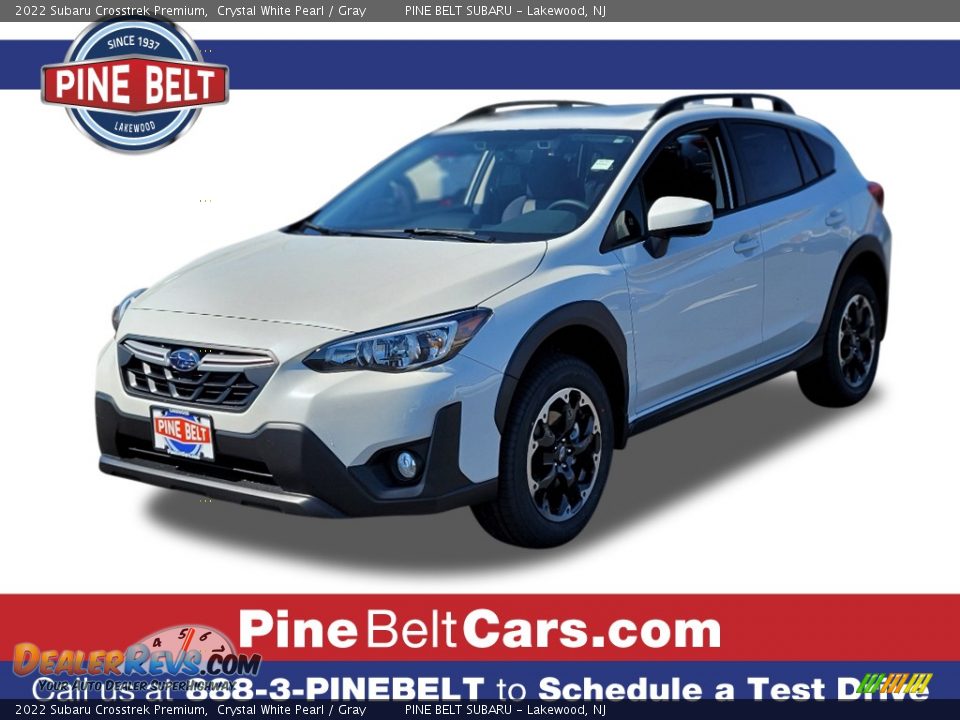 2022 Subaru Crosstrek Premium Crystal White Pearl / Gray Photo #1