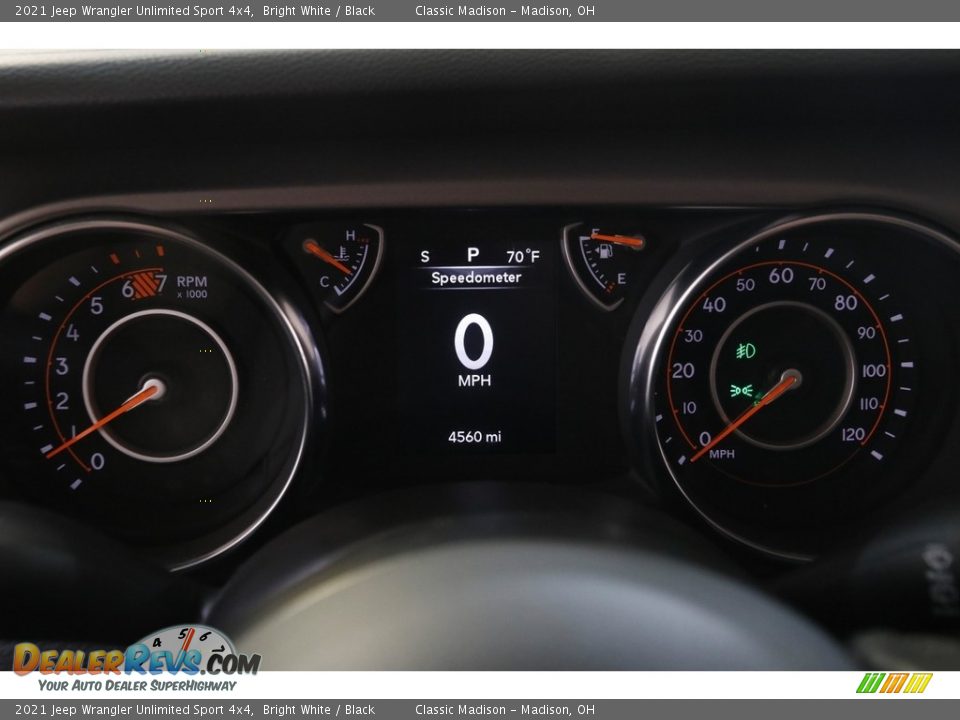 2021 Jeep Wrangler Unlimited Sport 4x4 Bright White / Black Photo #8