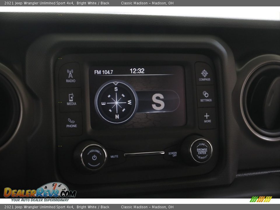 2021 Jeep Wrangler Unlimited Sport 4x4 Bright White / Black Photo #11