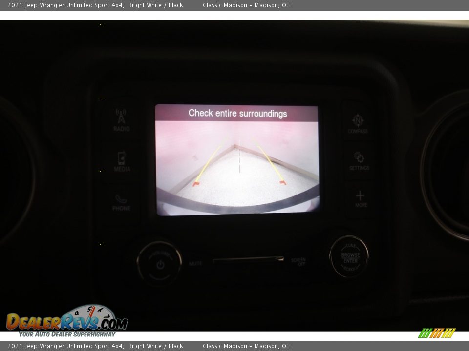 2021 Jeep Wrangler Unlimited Sport 4x4 Bright White / Black Photo #12