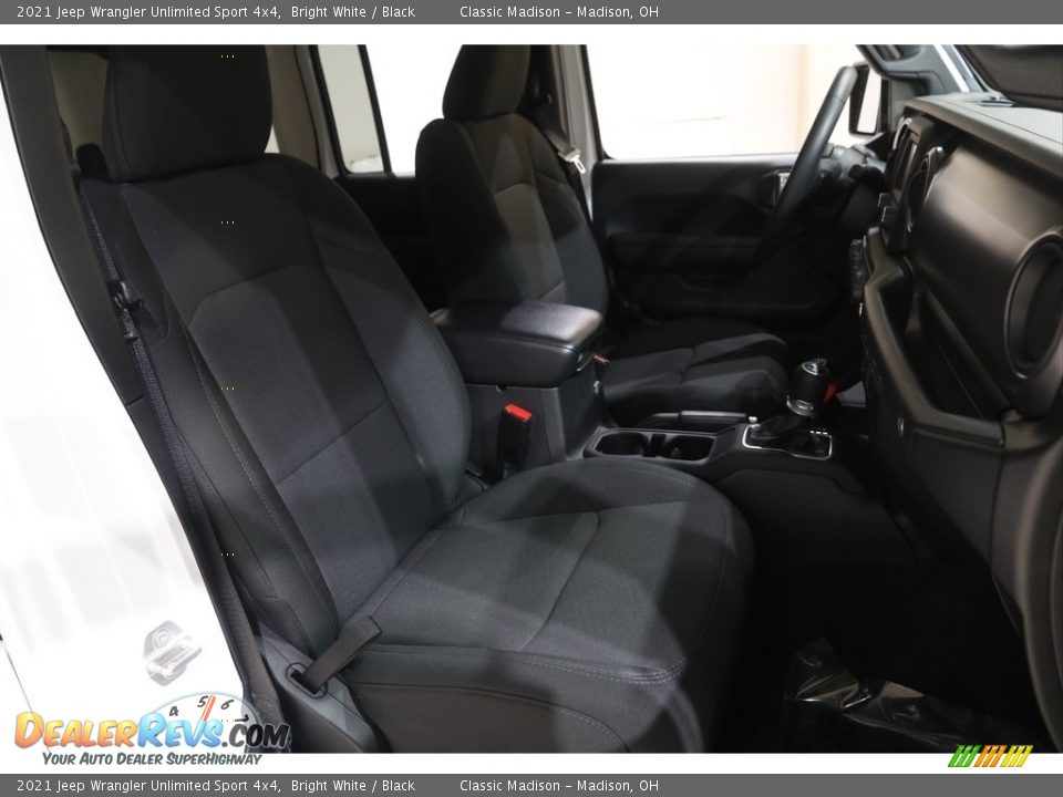 2021 Jeep Wrangler Unlimited Sport 4x4 Bright White / Black Photo #14