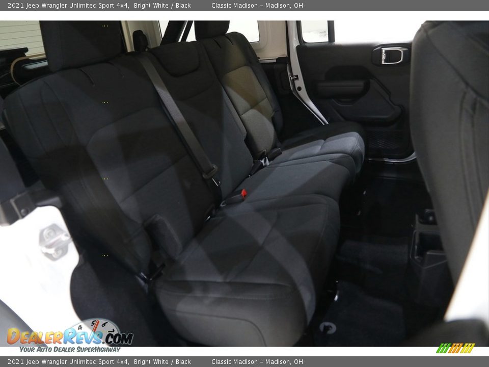 2021 Jeep Wrangler Unlimited Sport 4x4 Bright White / Black Photo #15