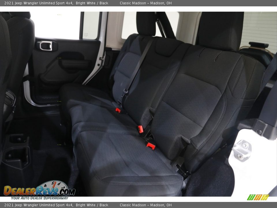 2021 Jeep Wrangler Unlimited Sport 4x4 Bright White / Black Photo #16