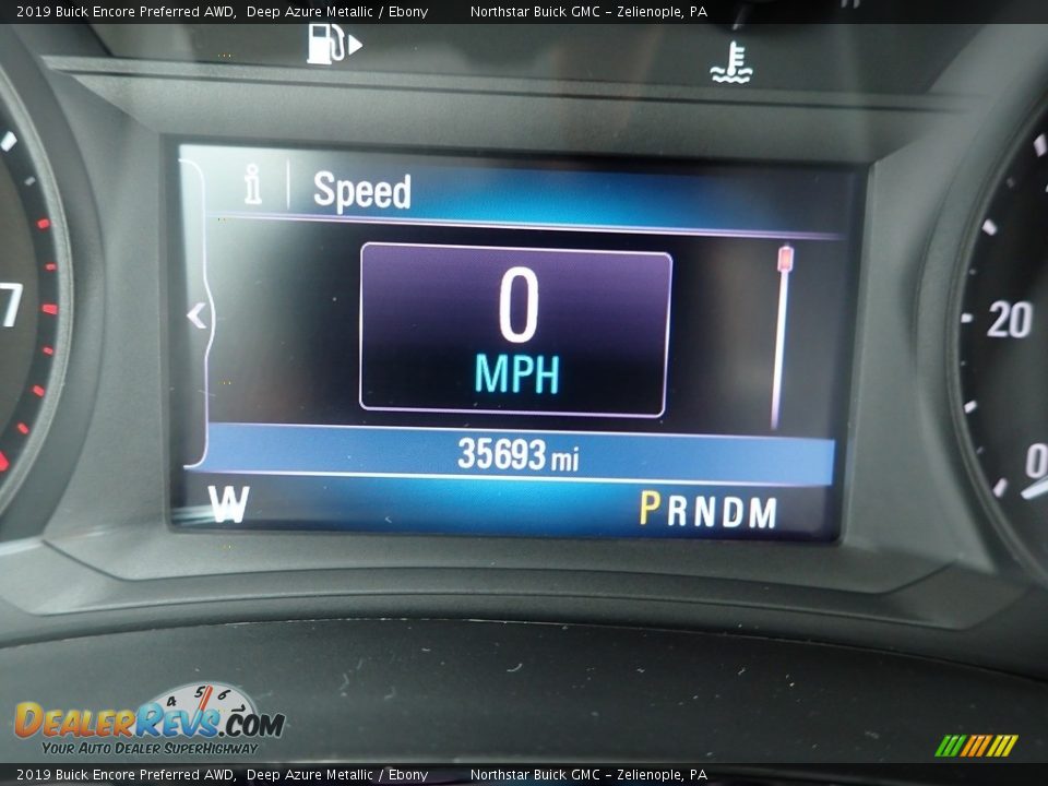 2019 Buick Encore Preferred AWD Deep Azure Metallic / Ebony Photo #30