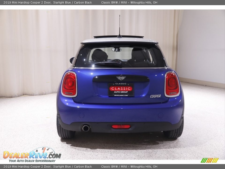 2019 Mini Hardtop Cooper 2 Door Starlight Blue / Carbon Black Photo #17